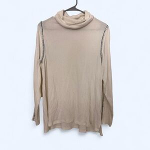 Elegant White Turtleneck Sweater